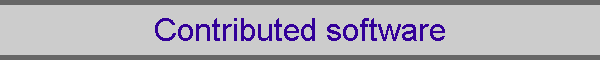 Contributed software